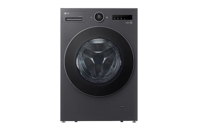 F0Z9DFP24 || Lave-linge de 20 kg avec sèche-linge de 10 kg, Machine à laver à chargement frontal, 6 mouvements associés DD, AI DD, Steam, TurboWash360, ThinQ, Noir mat