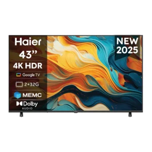 H43K85FUX || Téléviseur intelligent LED Haier H43K85FUX 4K Ultra HD 43" (108 cm) Google TV