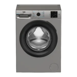 BM3WFT38200BS || Lave-linge Frontal Beko BM3WFT38200BS - 8 kg - 1200 tr/min - Vapeur SteamCure - Moteur Inverter - Silver
