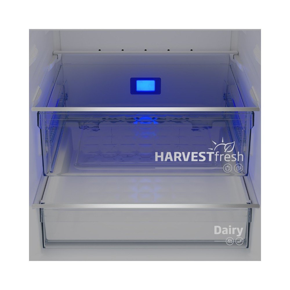 RCNE625XB || Réfrigérateur Combiné Beko - 490L - NoFrost - 70cm - Silver – Image 3