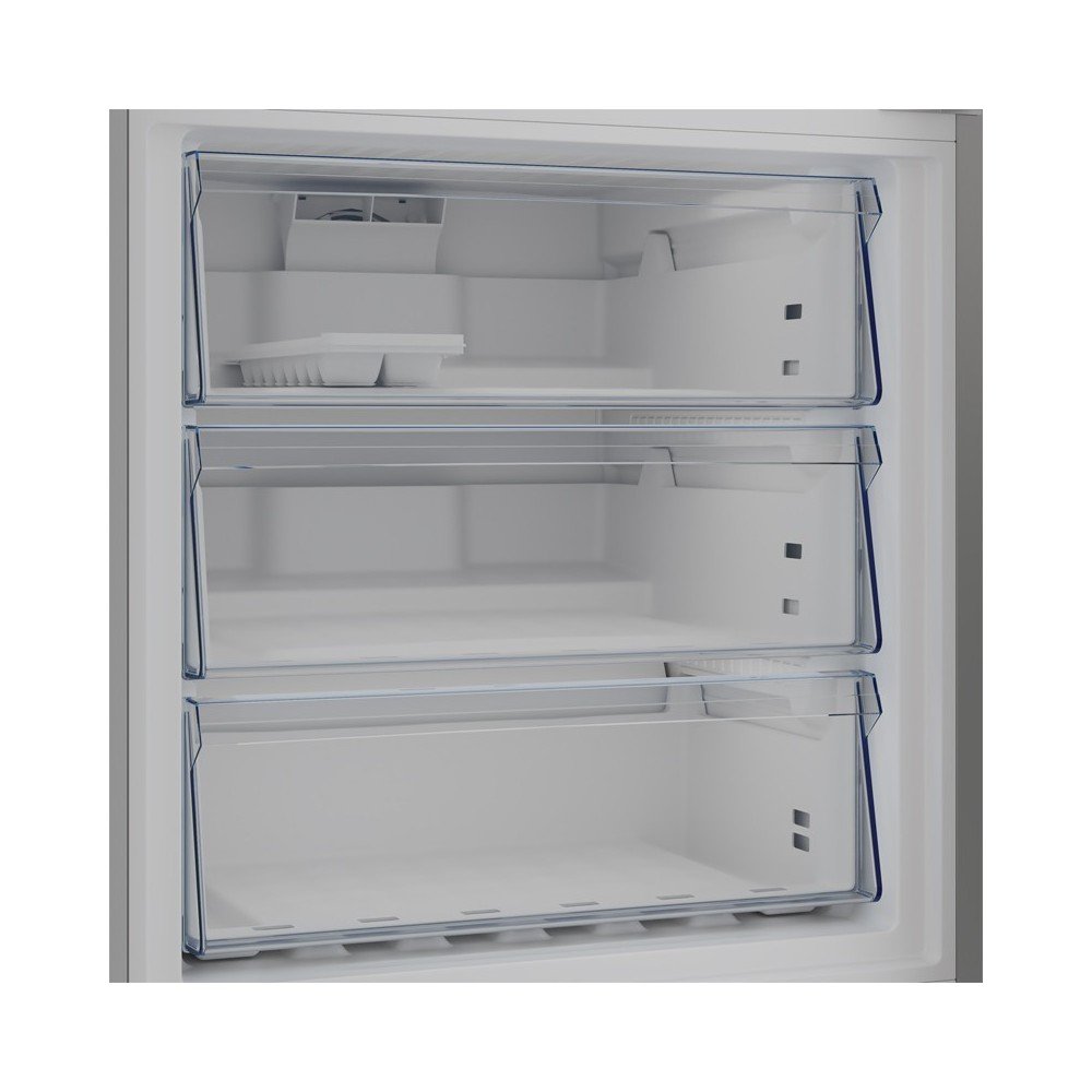 RCNE625XB || Réfrigérateur Combiné Beko - 490L - NoFrost - 70cm - Silver – Image 2